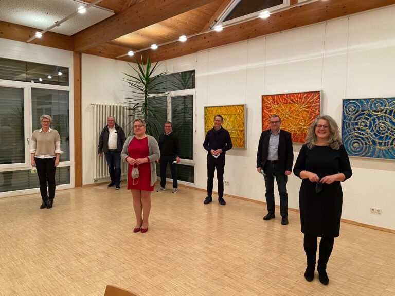 Nach der Wahl auf der Mitgliederversammlung des Gewerbevereins Burgrieden-Achstetten e. V.